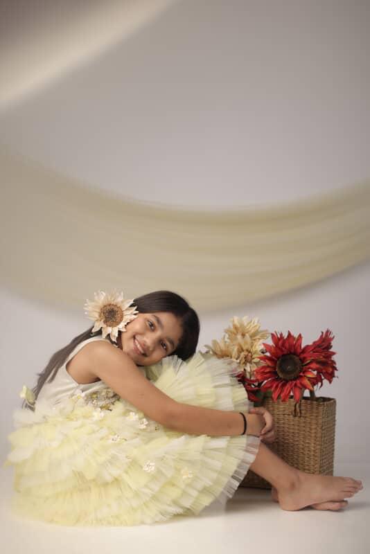 Yellow Faye Princess dress