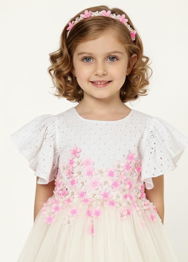White Bubblegum Dress