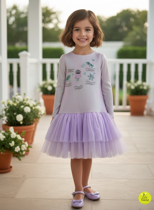 Mermaid Mist Full sleeve dress