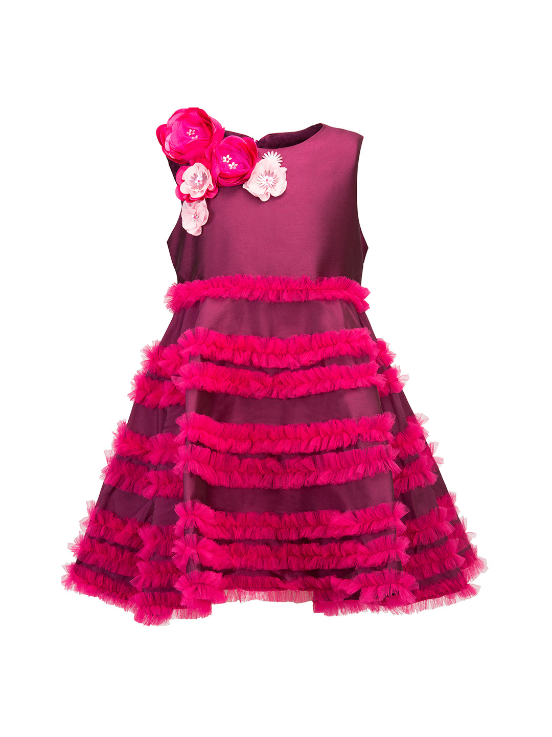 Burgundy Seine Dress