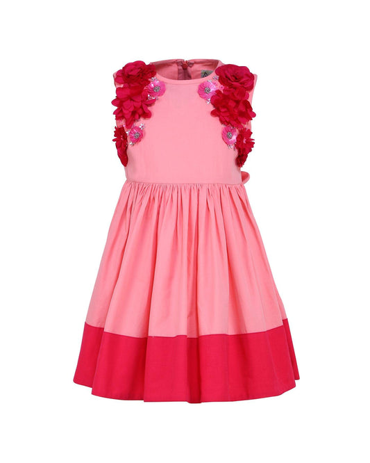 Peach Aiden Garden Dress