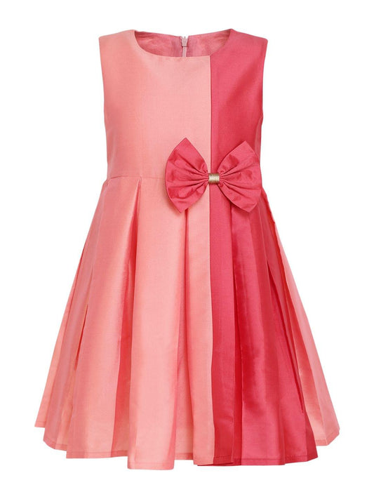 Color Block Bow Dress