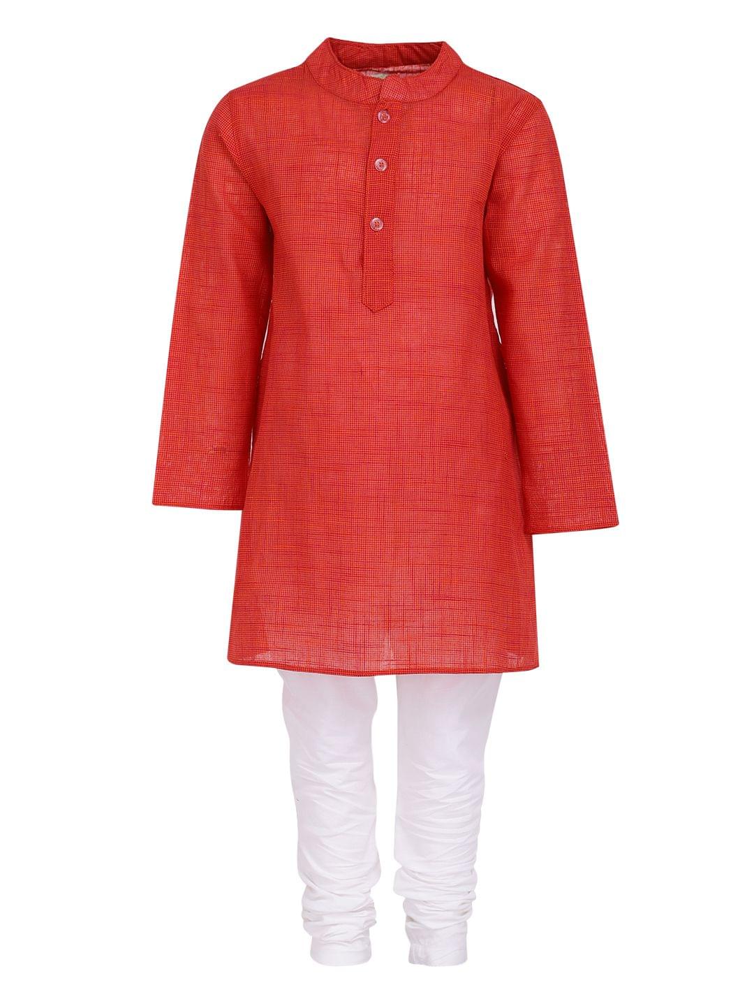Orange Manglagiri Kurta