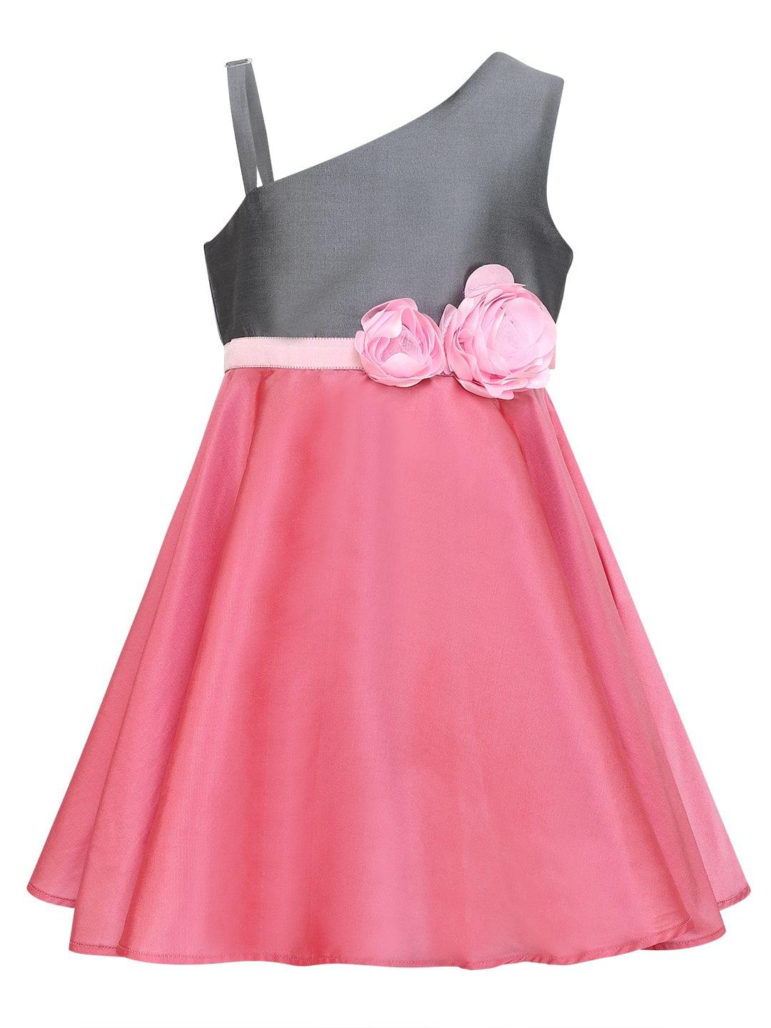 Grey Rose Charm Dress