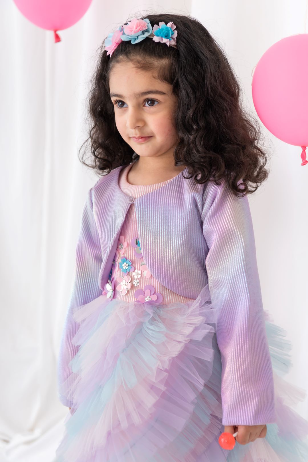 Lavender Rainbow shrug