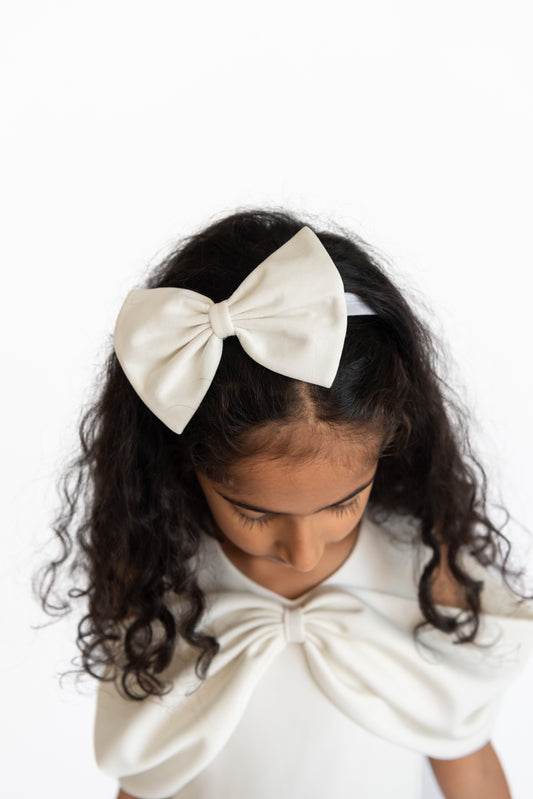 Pearl Bow Headband