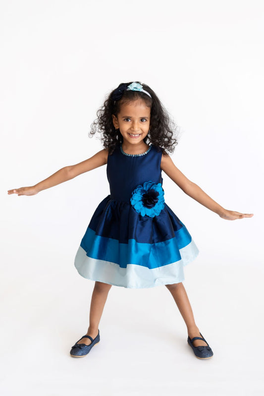 Peacock Feather Dress Sleeveless