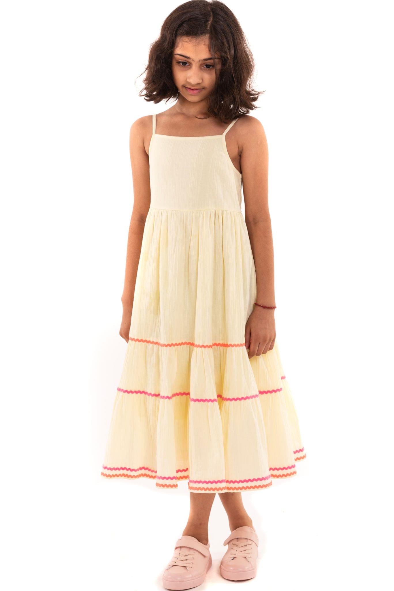 Mini Neon Vanilla Dress