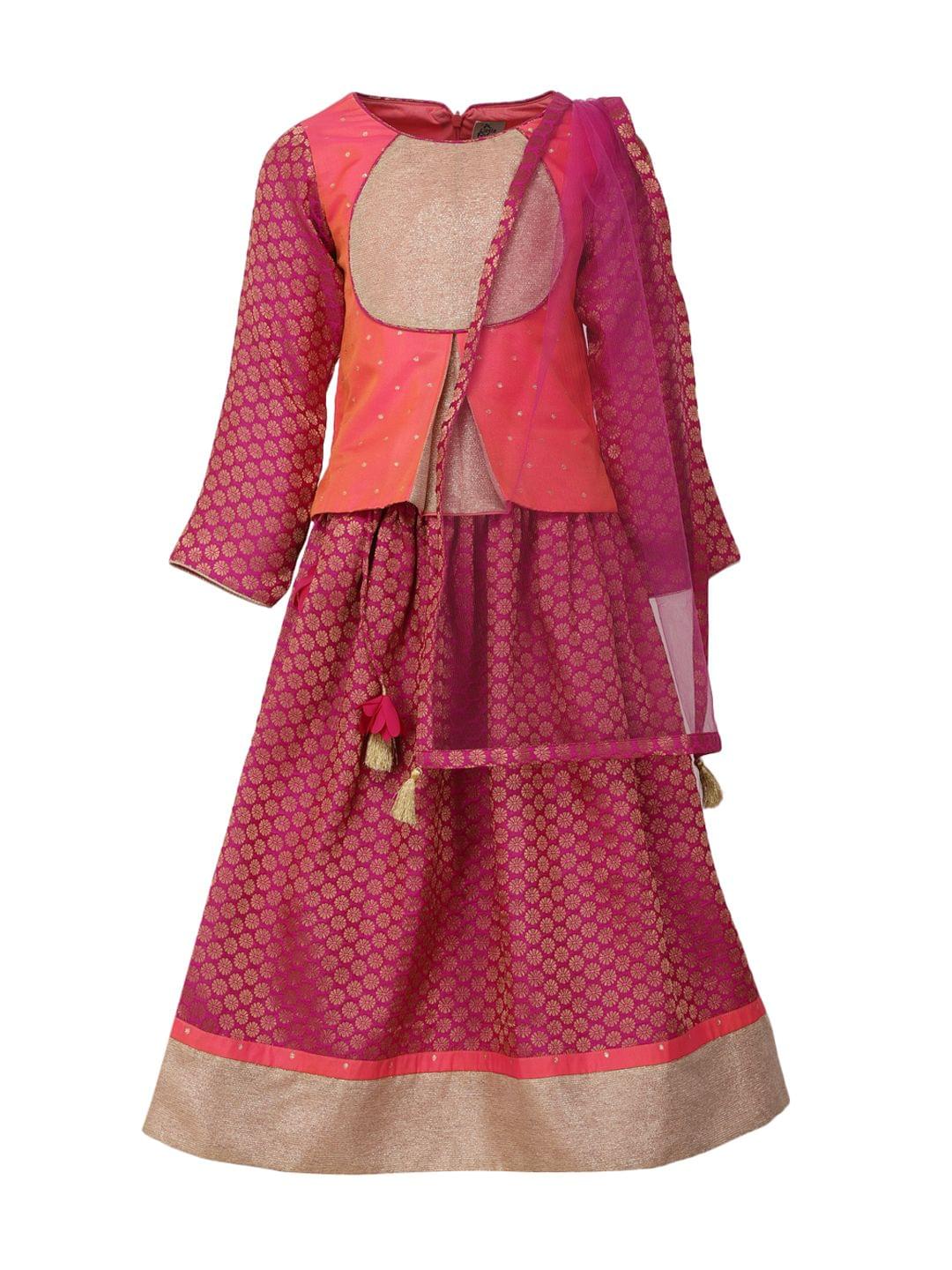 Purple Gajra Lehnga