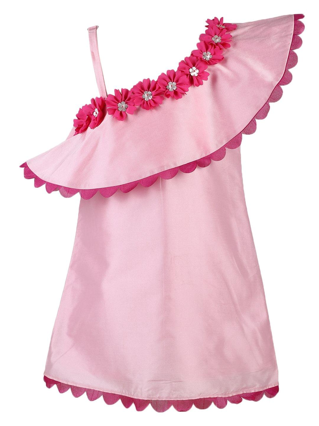 Merry Strawberry Scallop Dress