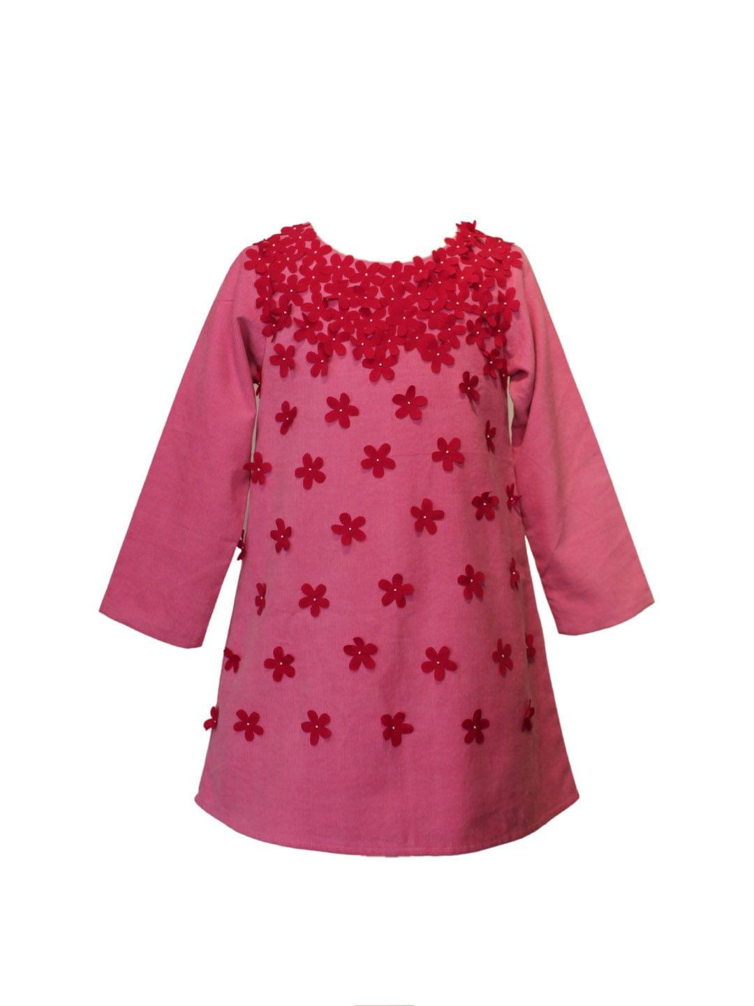 Corduroy Full of Flowers Dress