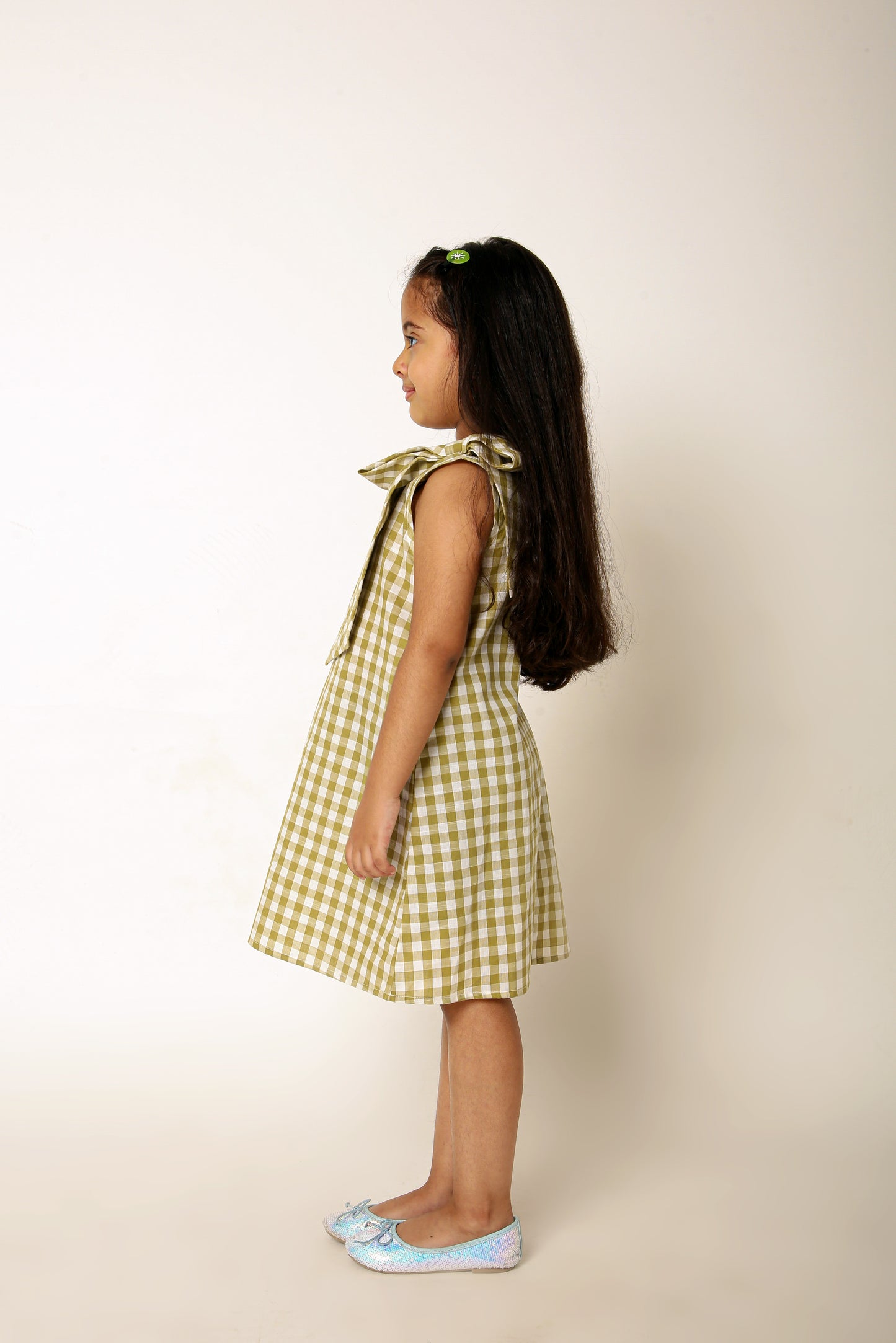 Mia Green Bow Dress