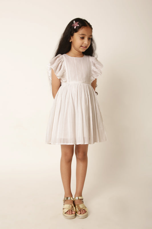 Snow Flutter Dress