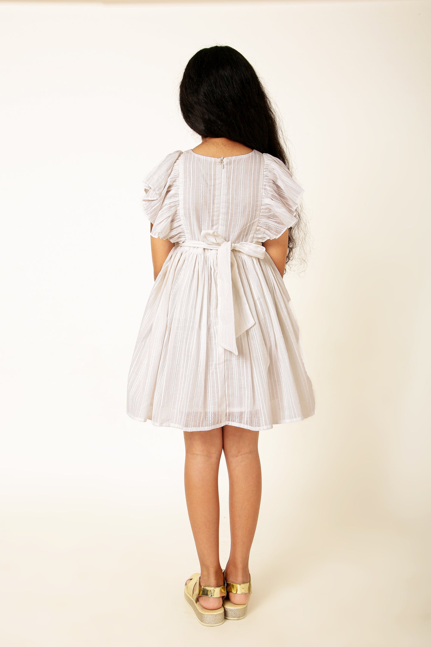 Snow Flutter Dress