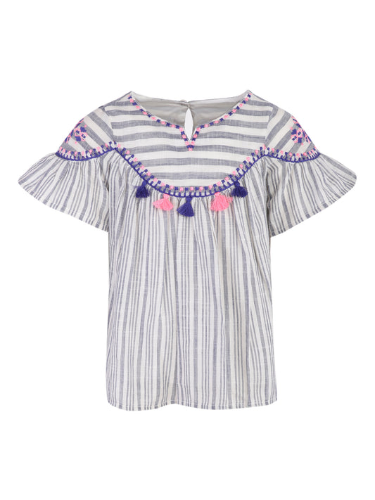 Camelia Tassel Top
