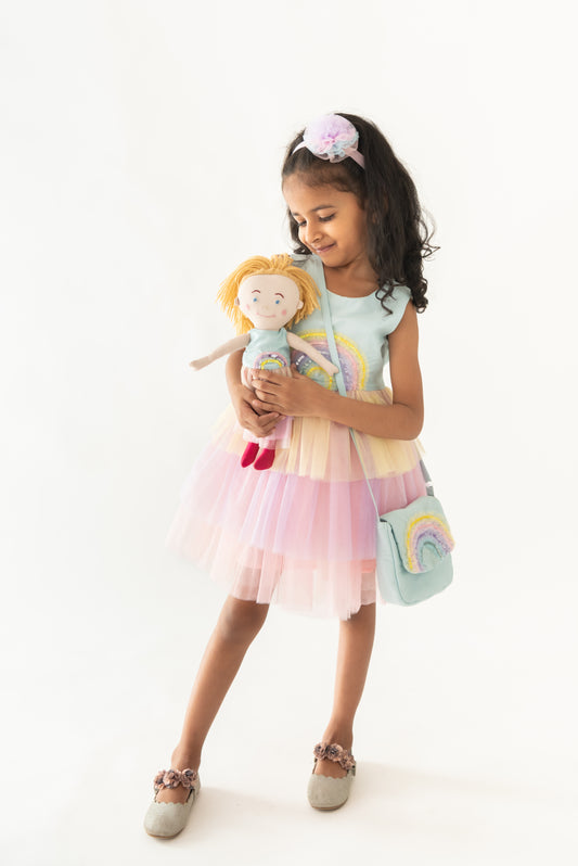 Rainbow song dress