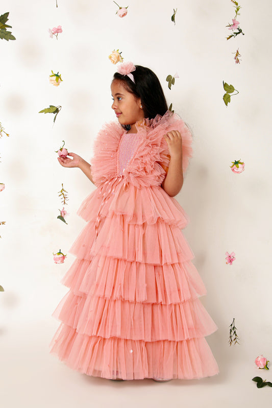 Sequin Regalia Gown