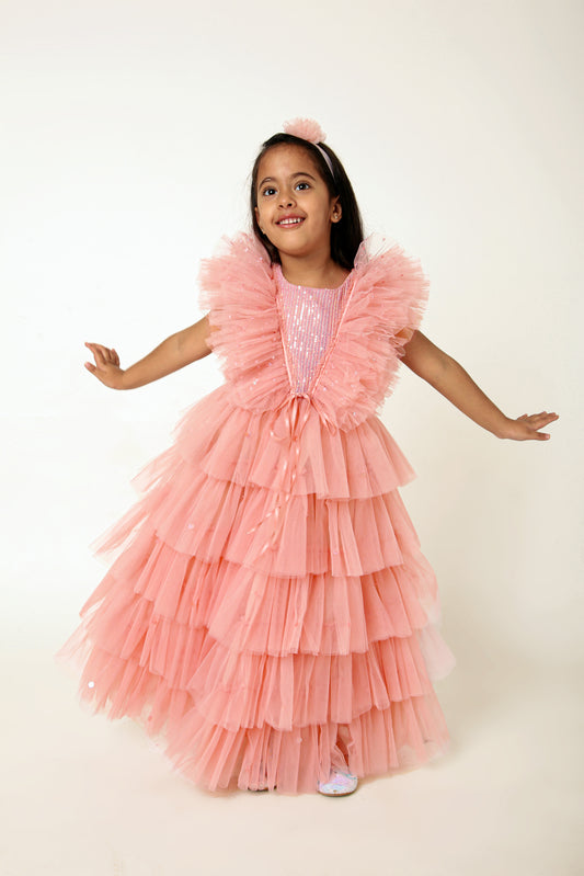 Sequin Regalia Gown