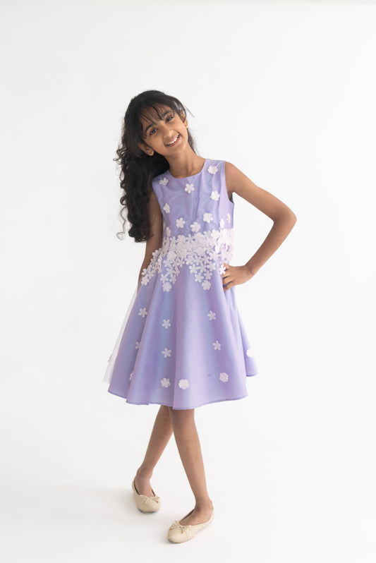 Lavender Amal Dress