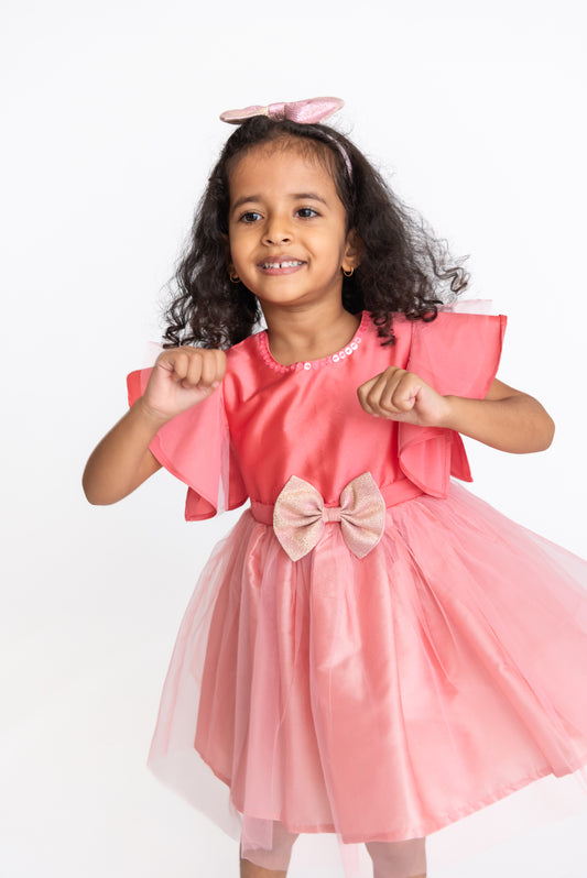 Rose Tulle Dress