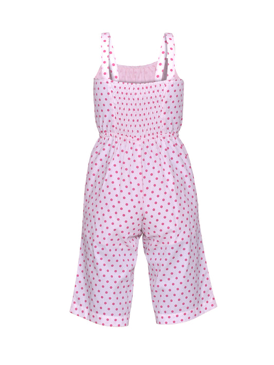 Pink Polka Jumpsuit