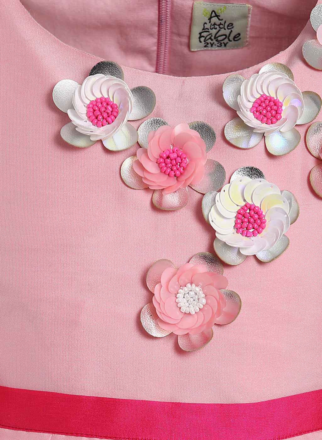 Pink Glazed Flower Dress