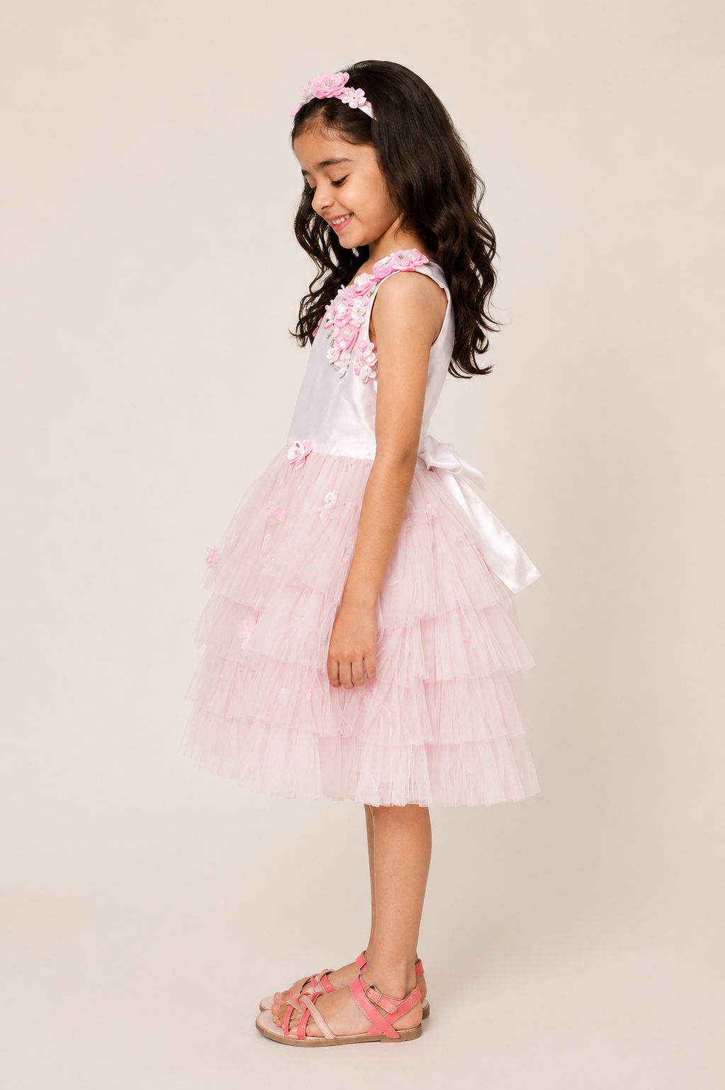 White Morning Glory Dress
