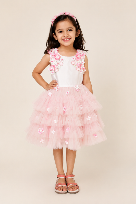 White Morning Glory Dress