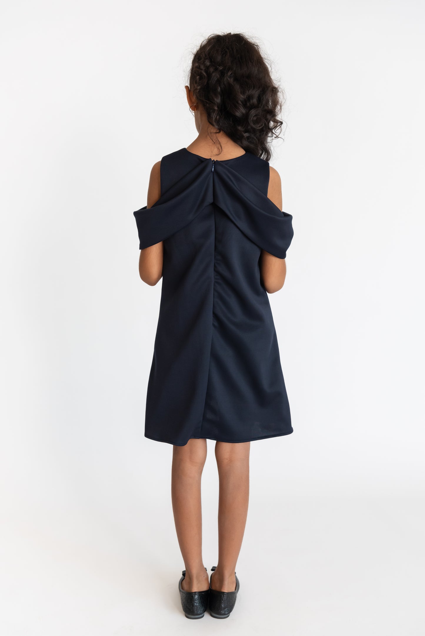 Navy Bow Dress