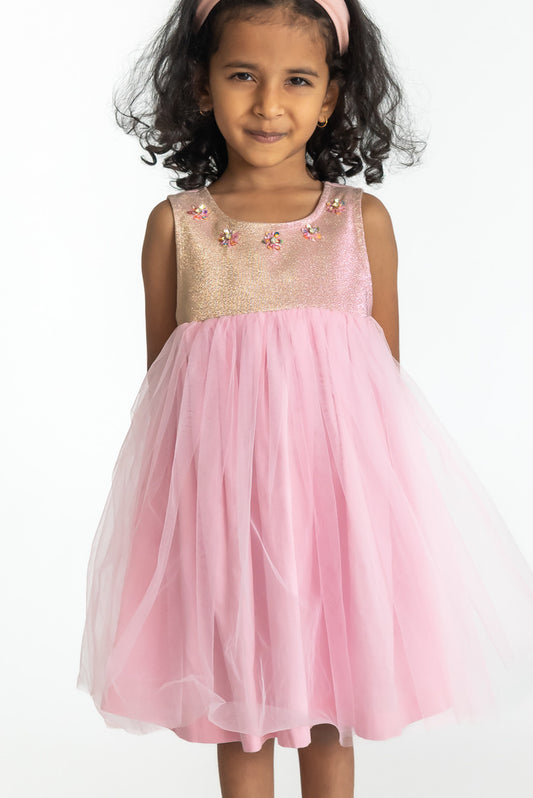 Pink butterfly wings dress