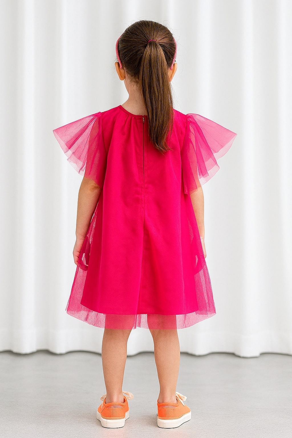 Fuchsia Butterfly dress