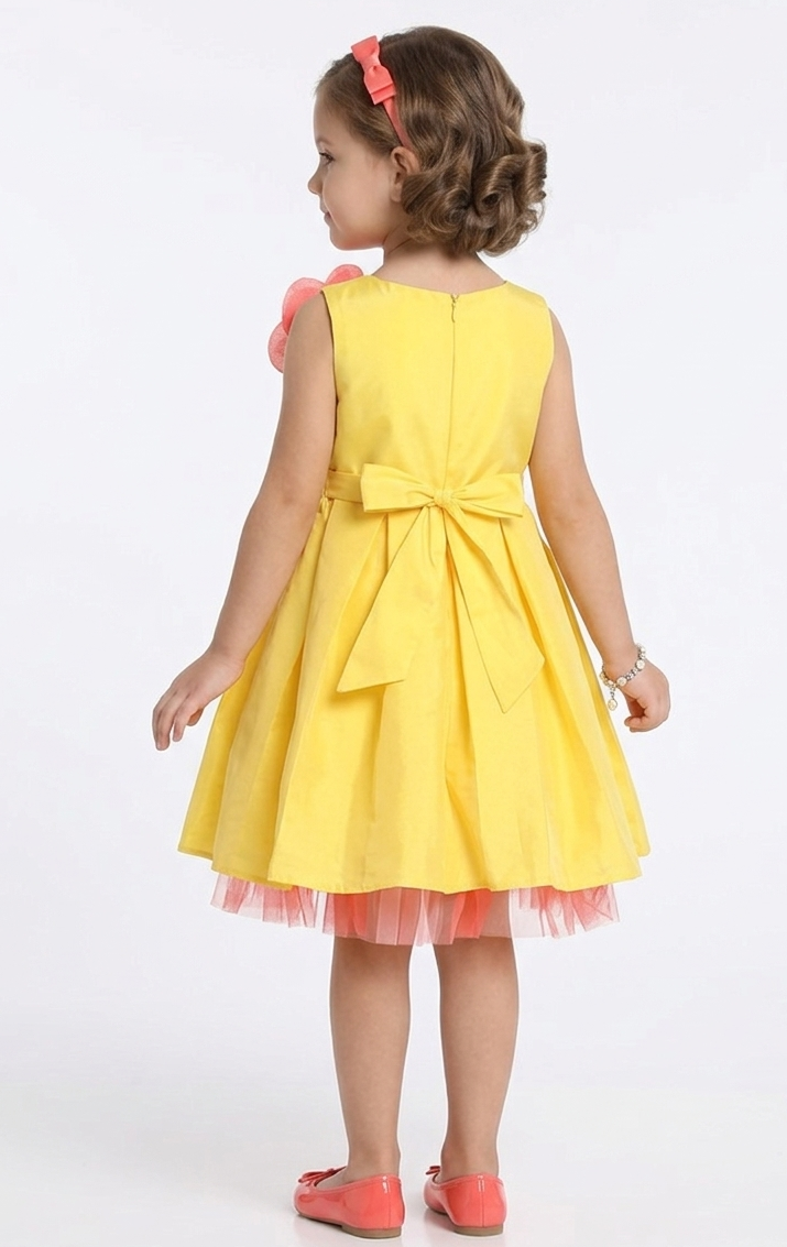 Yellow Corsage Dress