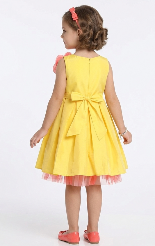 Yellow Corsage Dress