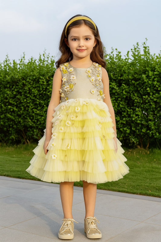 Yellow Faye Princess dress