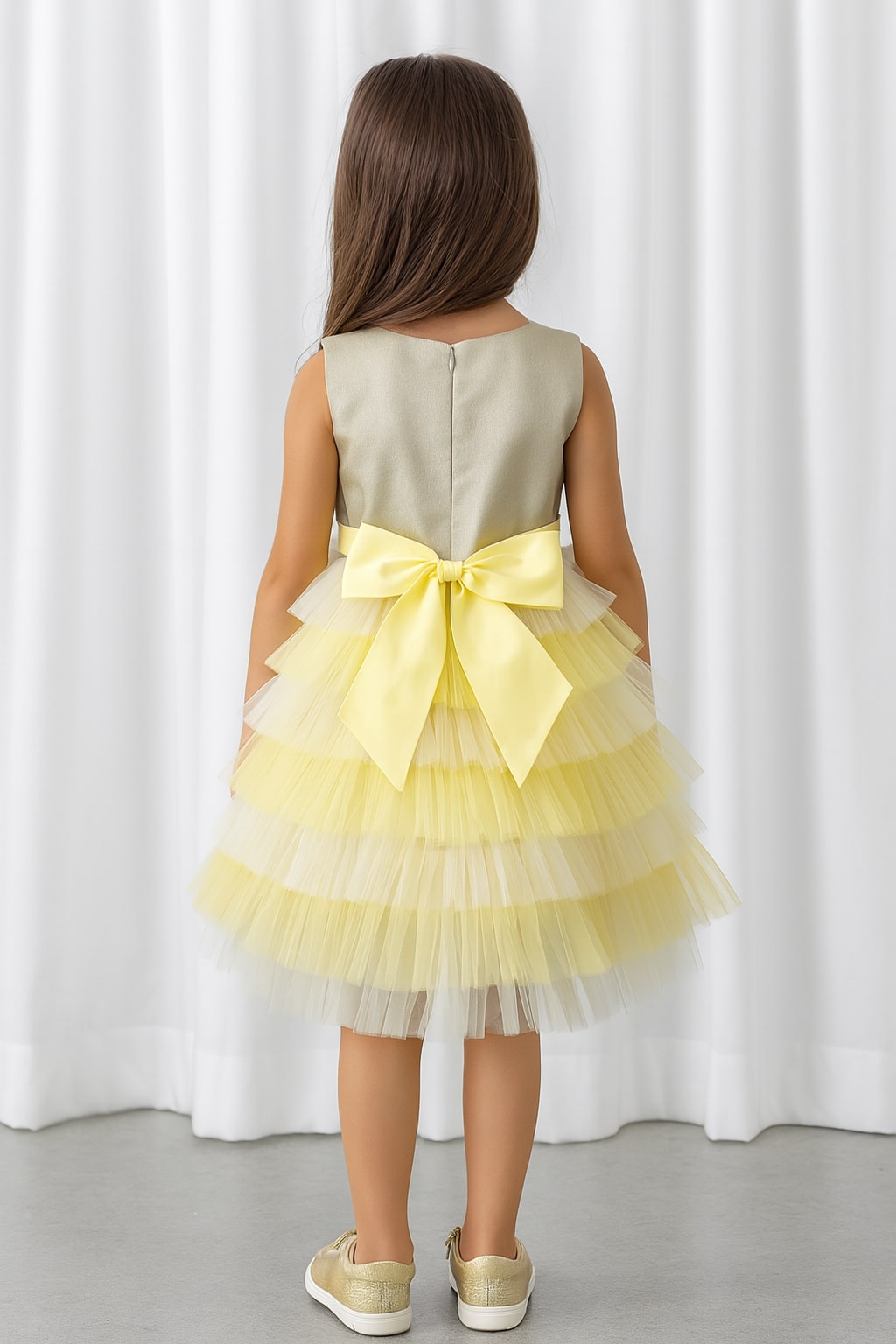 Yellow Faye Princess dress