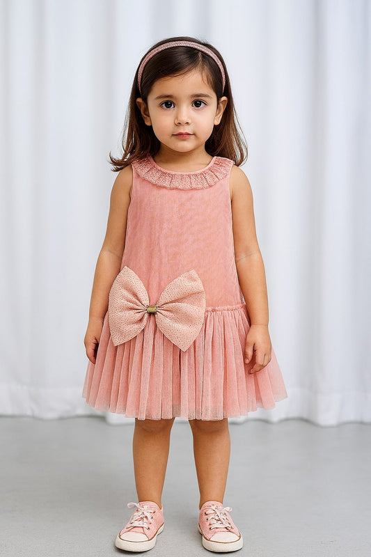 Blush Bow dress