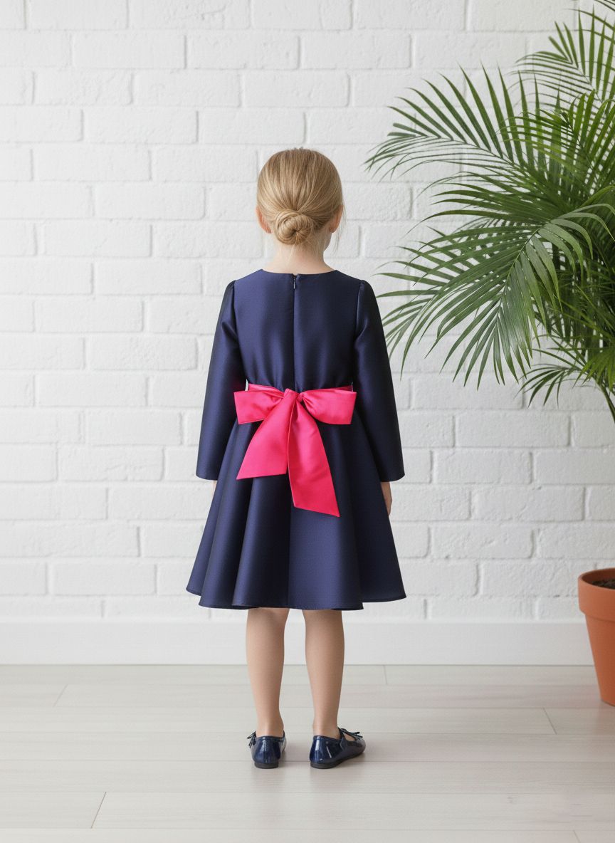 Blueberry full sleeve dress