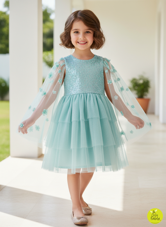 Flutterbelle Blue Dress