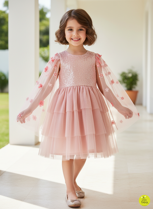 Flutterbelle Pink dress