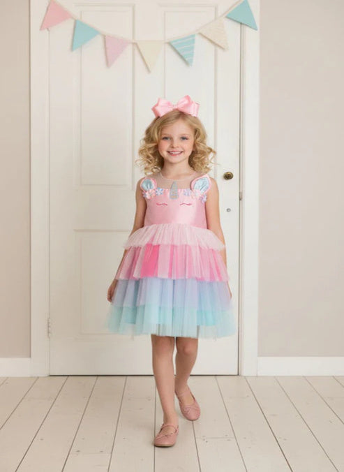 Glitter Horn Unicorn Dress