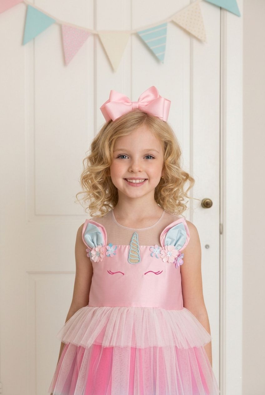 Glitter Horn Unicorn Dress