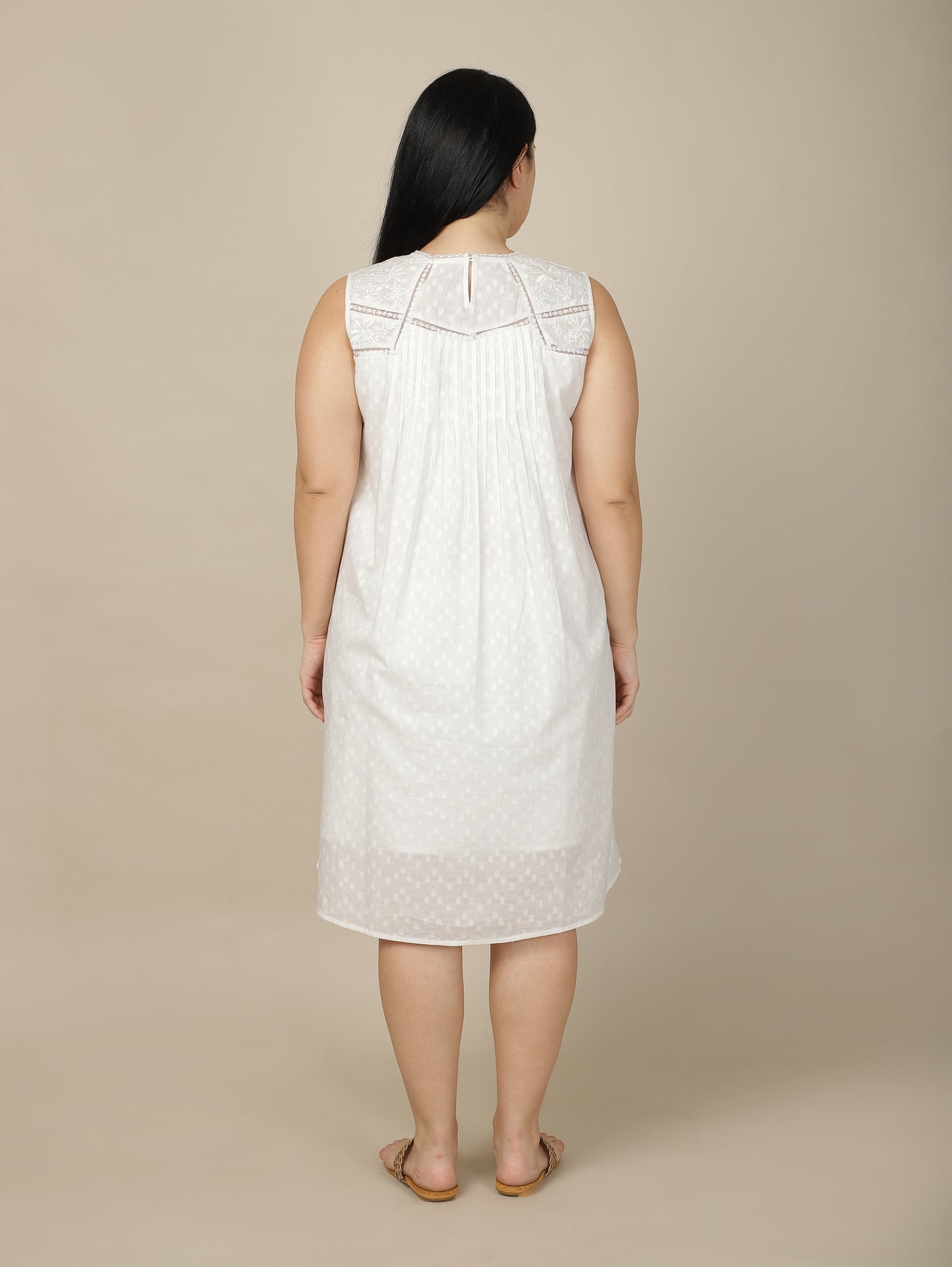 Lace Reverie White dress