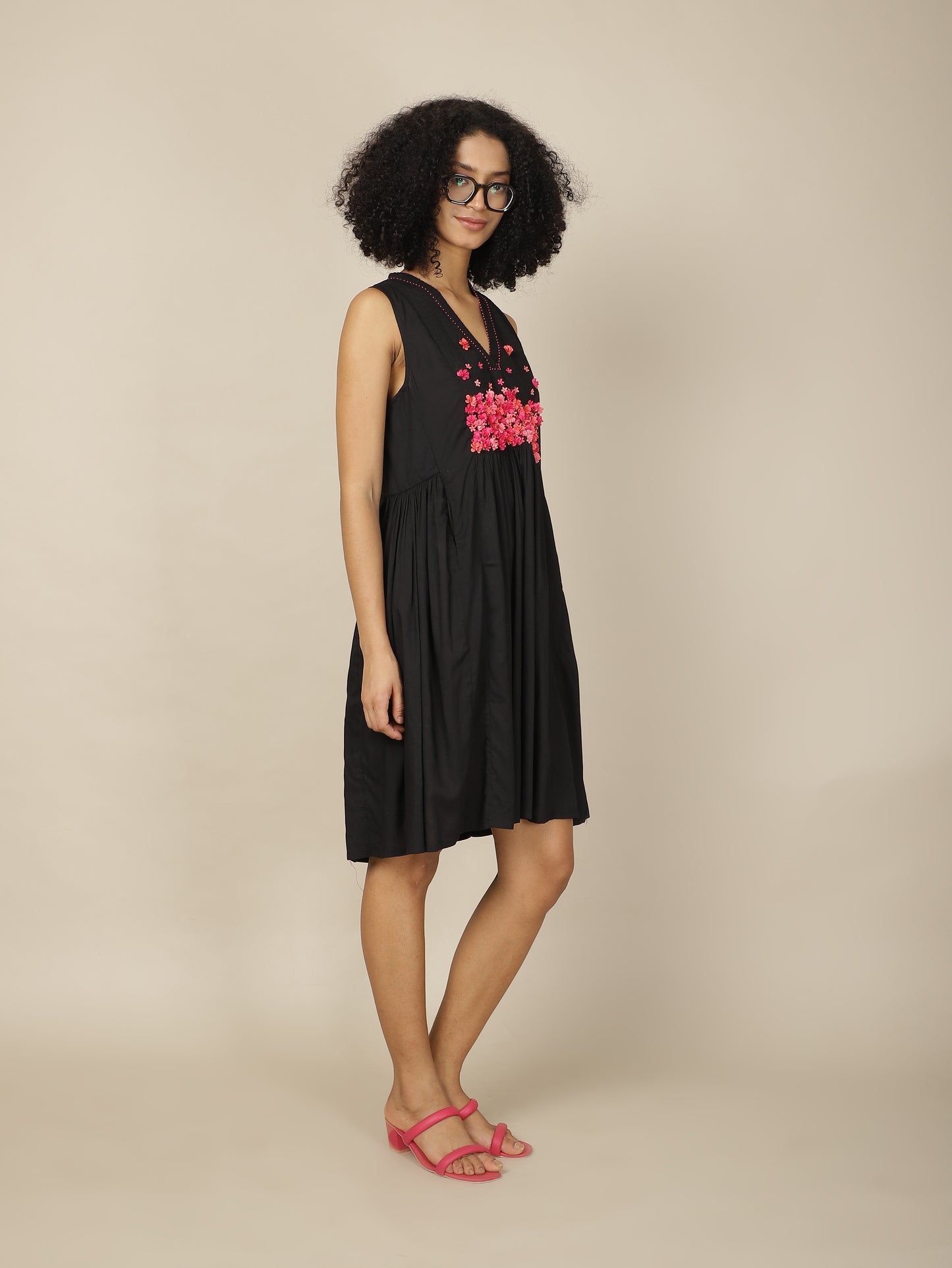 Ebony Pink Blossom dress