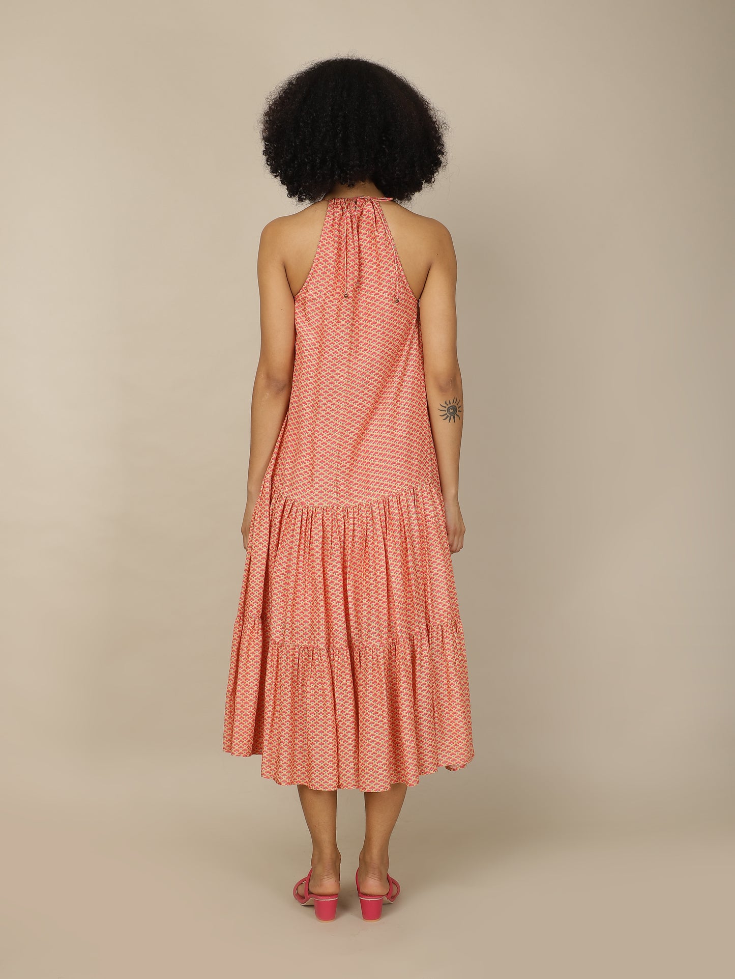 Peach parfait dress