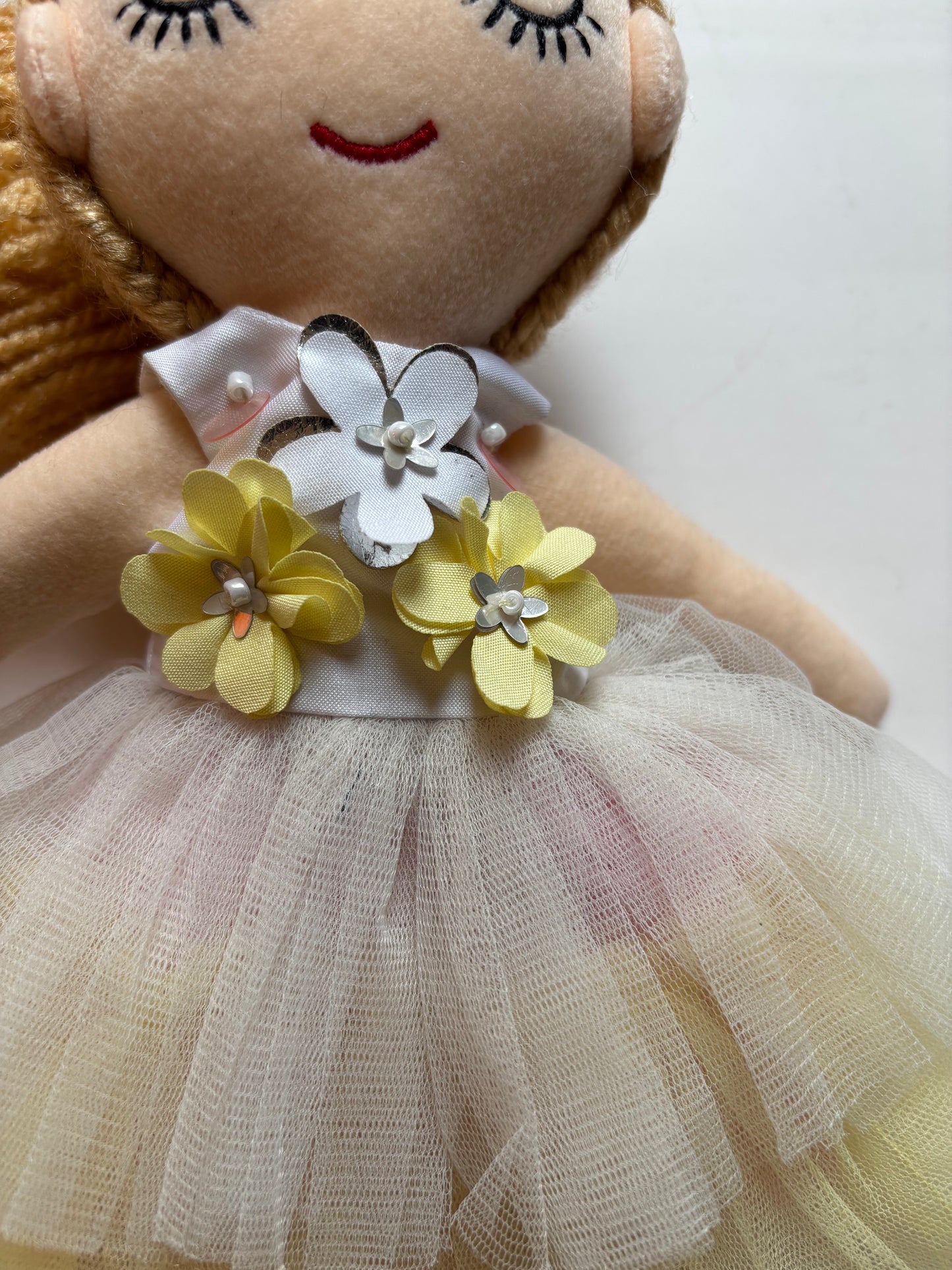 Yellow Floral Fantasy Doll