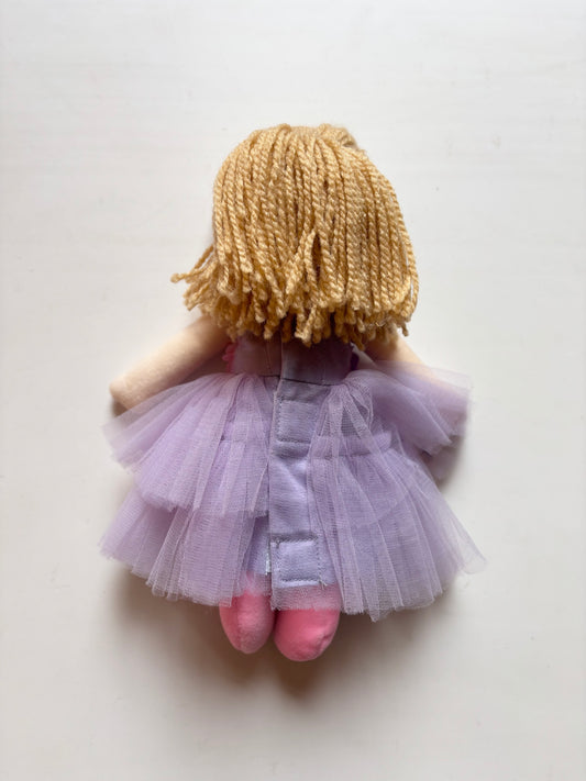 Lavender Morning Glory Doll