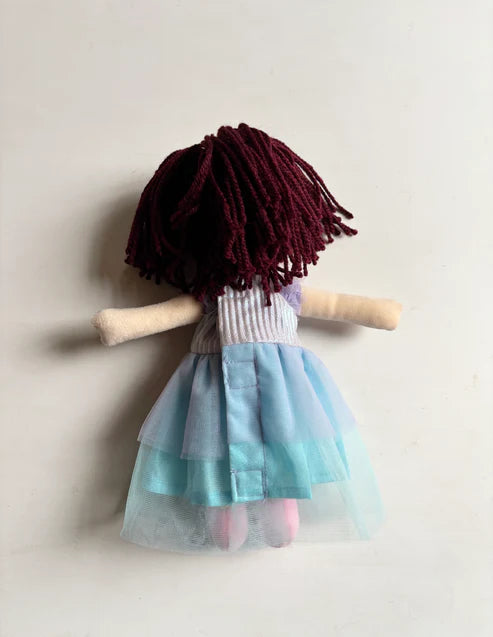 Mermaid Glitter Dress & doll Set