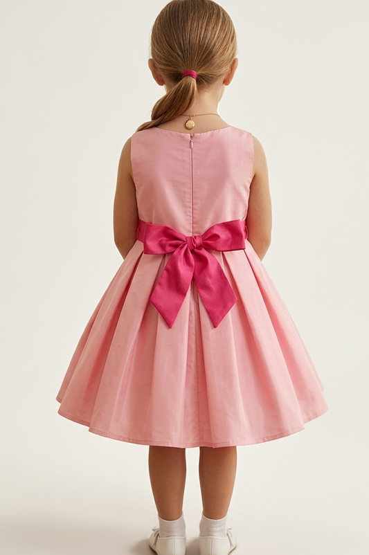Pink Glazed Flower Dress