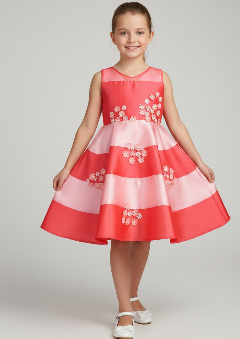 Pink Hibiscus Dress