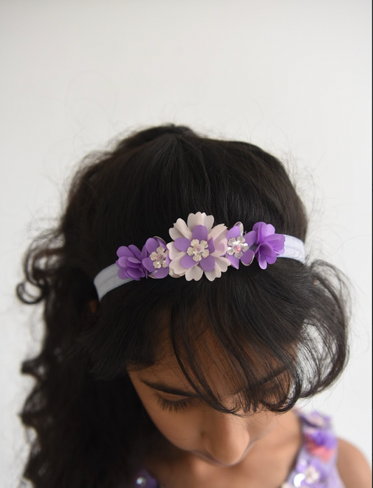 Lavender Fiore headband